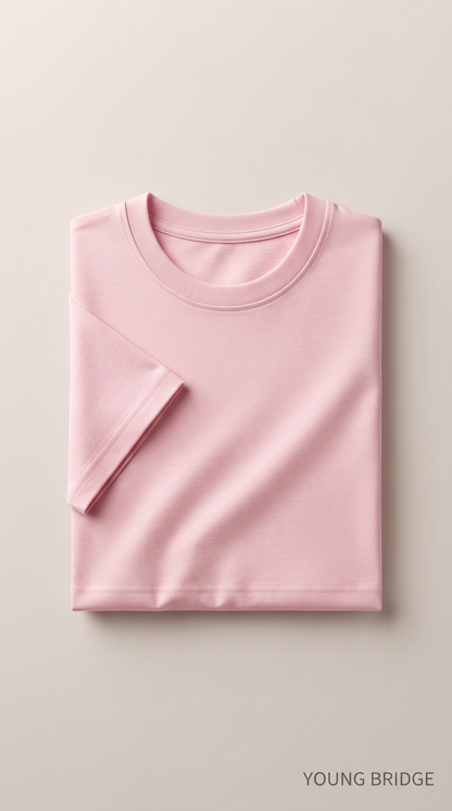 Men's Classic Crewneck Tee Baby Pink