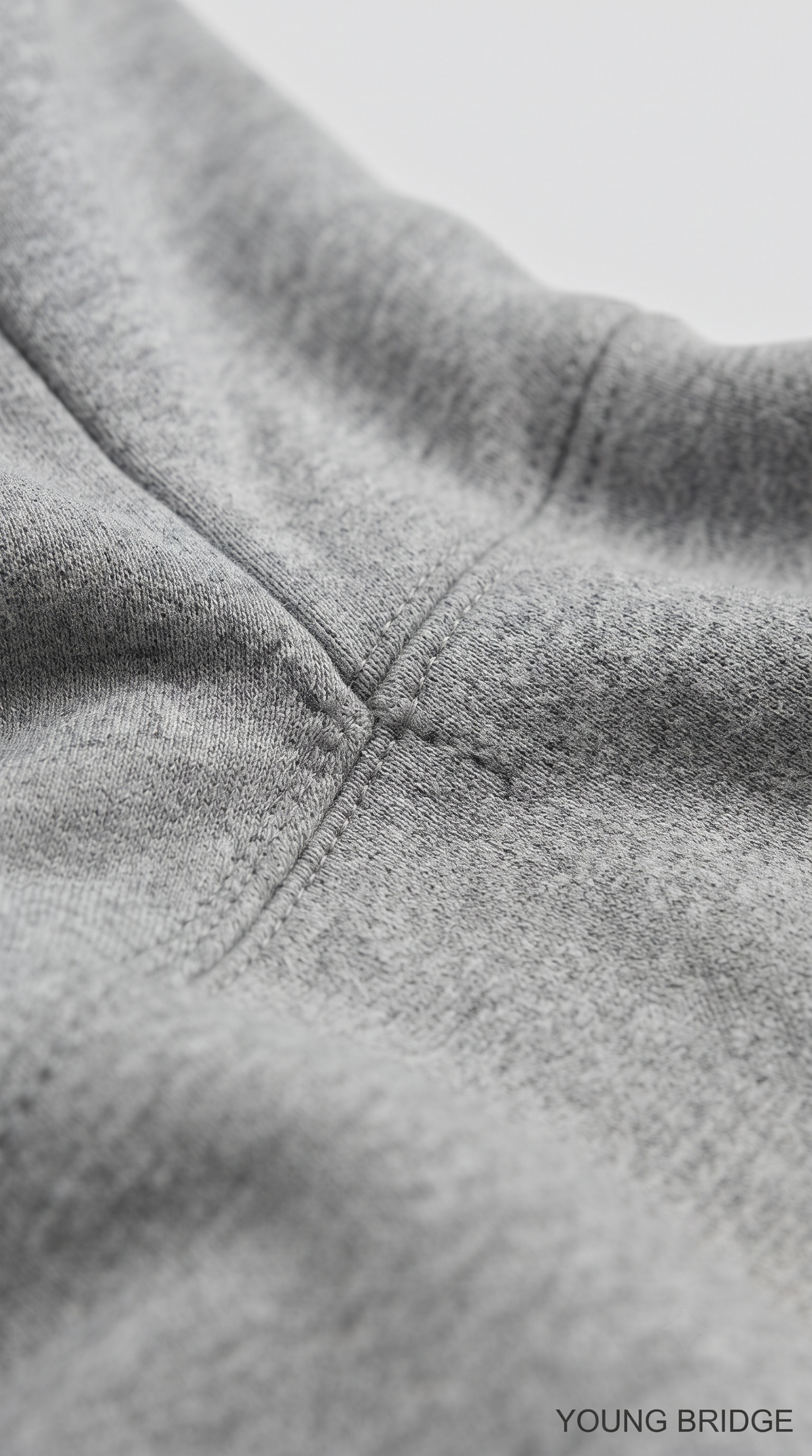 Essential Fleece Pullover Hoodie - Grey Melange