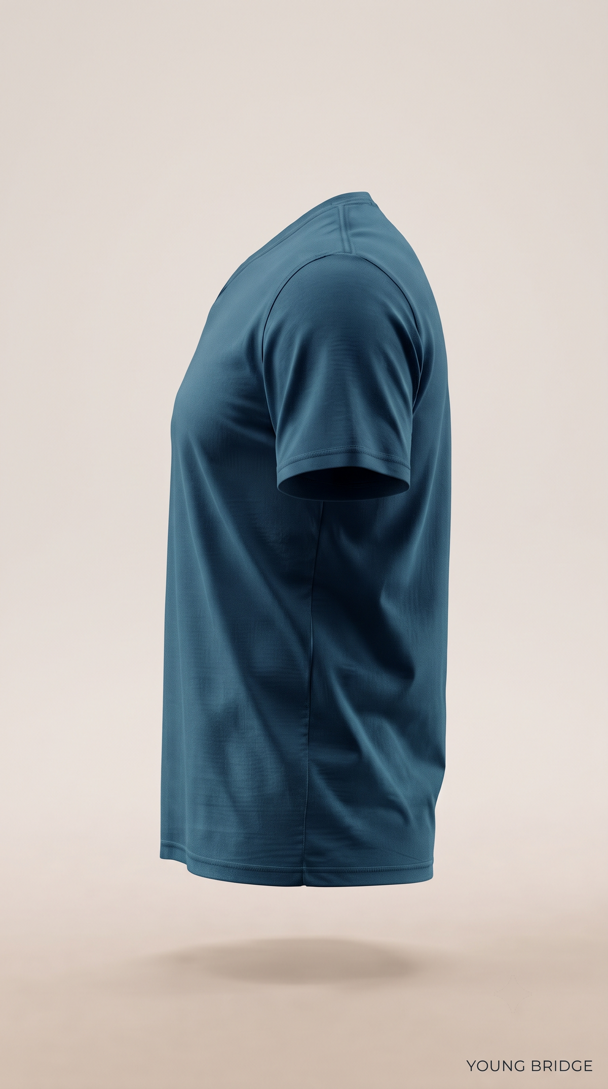 Men's Classic Crewneck Tee Petrol Blue