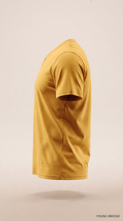 Men's Classic Crewneck Tee Golden Yellow