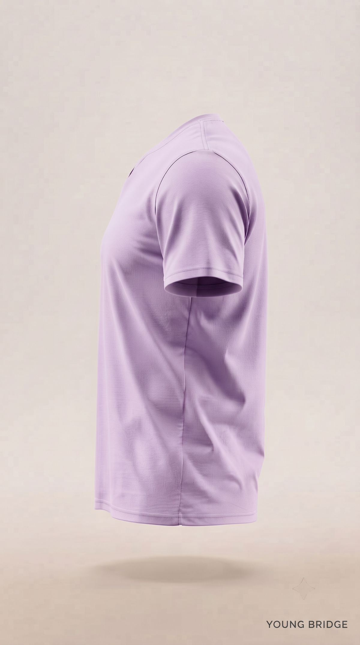 Men's Classic Crewneck Tee Lavender