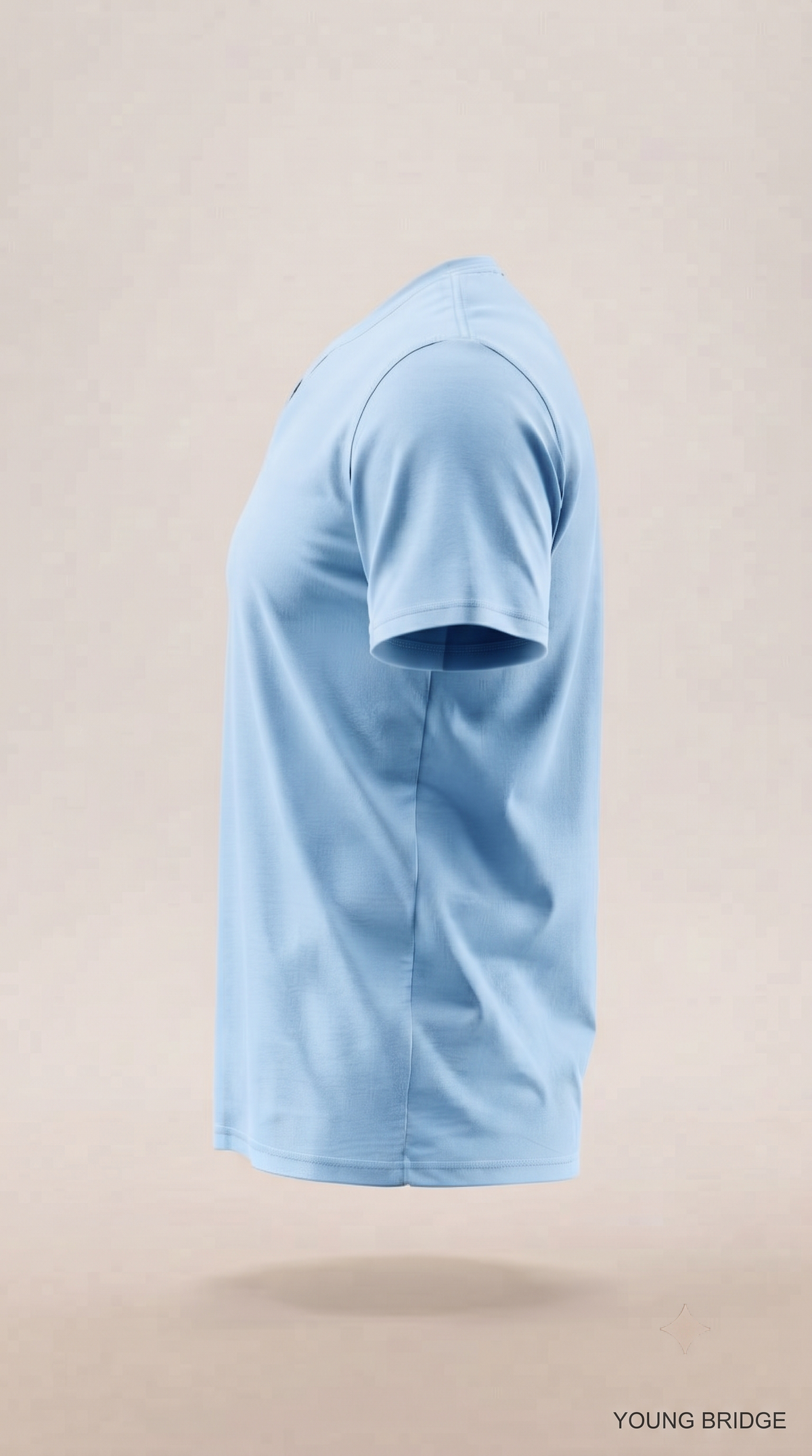 Men's Classic Crewneck Tee Sky Blue Light