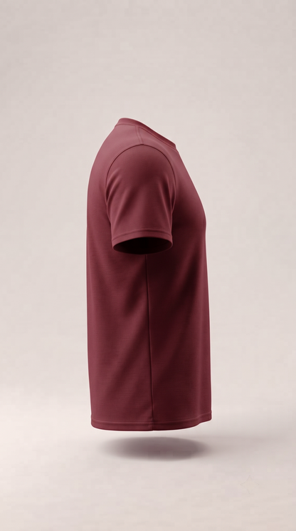 Men's Classic Crewneck Tee Maroon