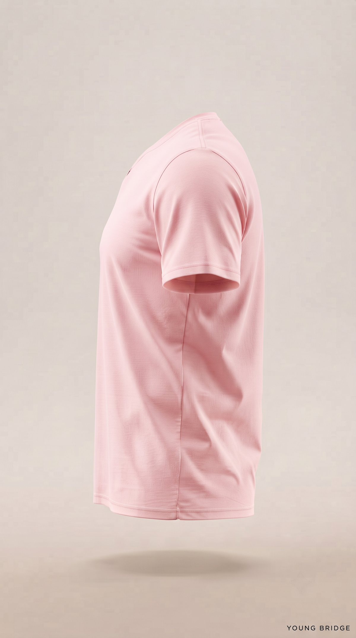 Men's Classic Crewneck Tee Baby Pink