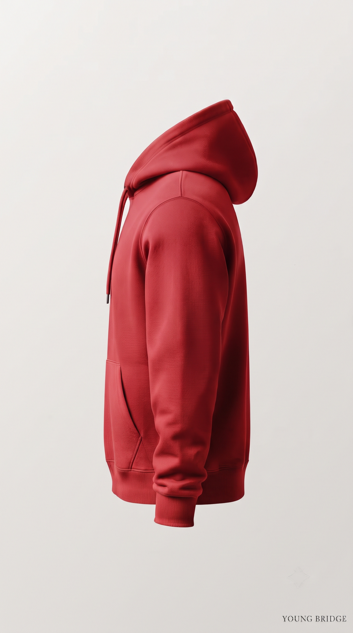 Essential Fleece Pullover Hoodie - Red