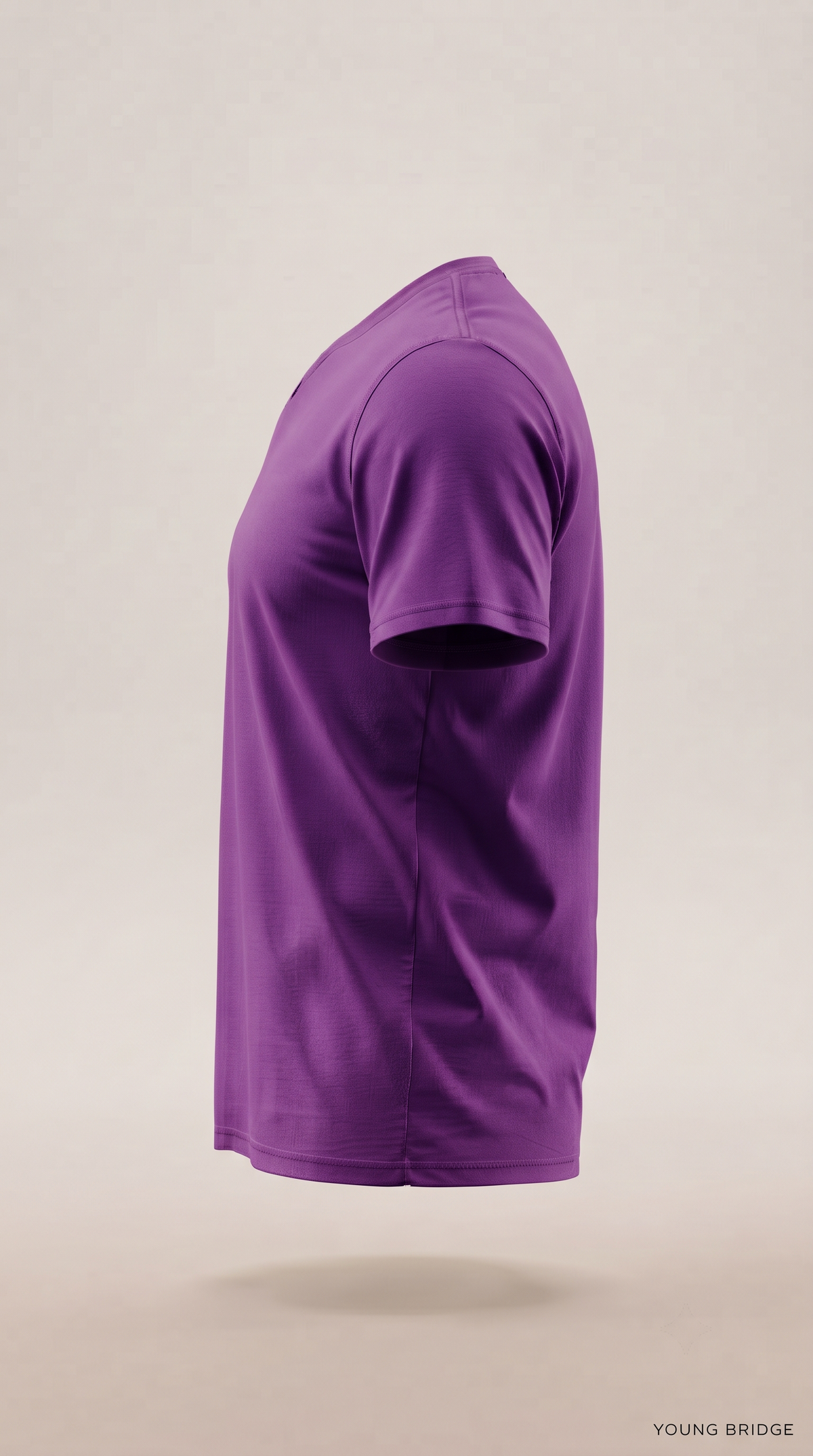 Men's Classic Crewneck Tee Purple